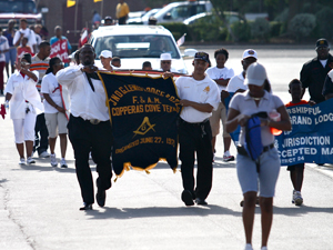 Celebratory parade